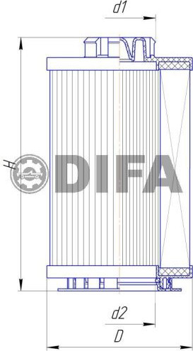 Изображение товара Топливный фильтр Difa DIFA6330E