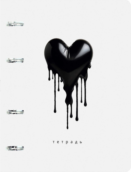 Изображение товара Тетрадь Listoff Сердце / ТК2Л1005506 (100л)