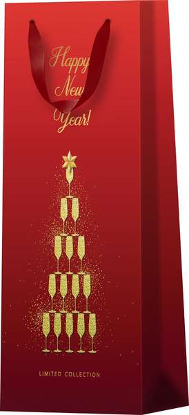 Изображение товара Пакет подарочный Meshu New Year / MS_61731