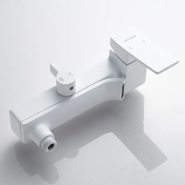 Изображение товара Душевая система со смесителем Shevanik S4036C (белый)