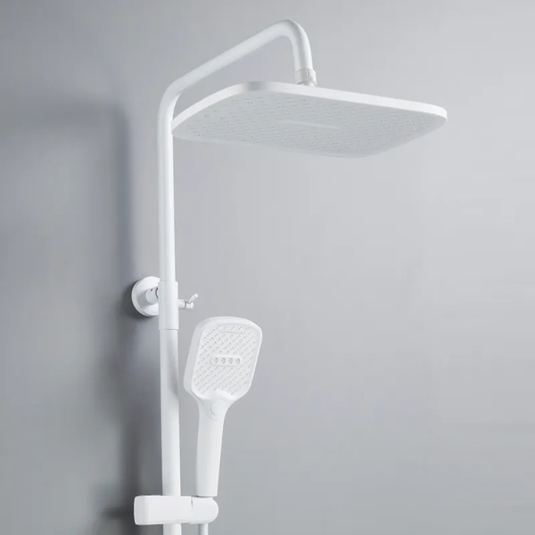 Изображение товара Душевая система со смесителем Shevanik S4036C (белый)