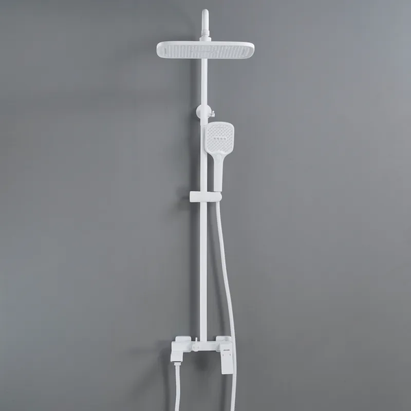 Изображение товара Душевая система со смесителем Shevanik S4036C (белый)