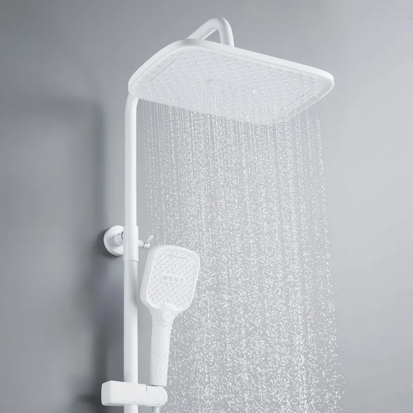 Изображение товара Душевая система со смесителем Shevanik S4036C (белый)