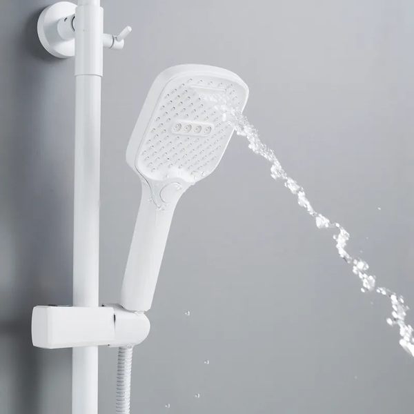 Изображение товара Душевая система со смесителем Shevanik S4036C (белый)