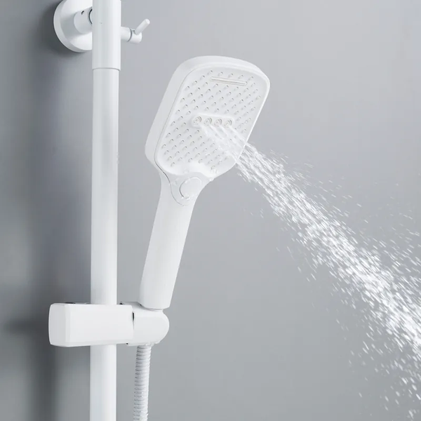 Изображение товара Душевая система со смесителем Shevanik S4036C (белый)