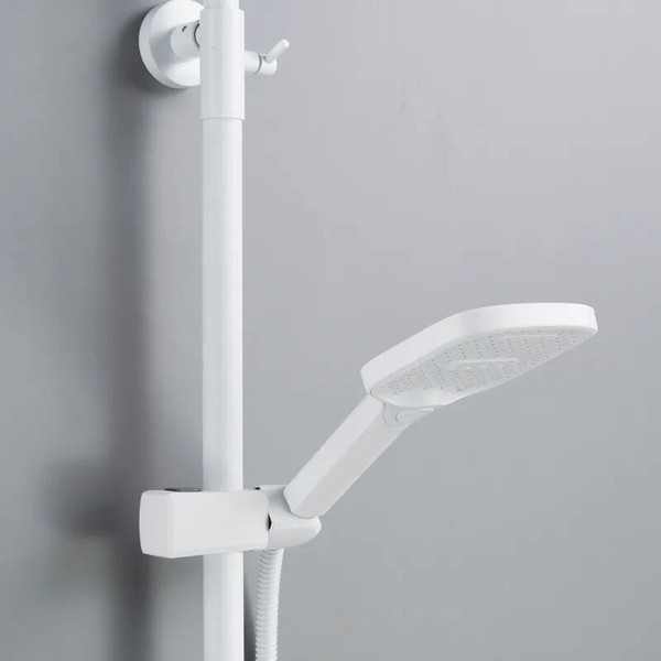Изображение товара Душевая система со смесителем Shevanik S4136C (белый)