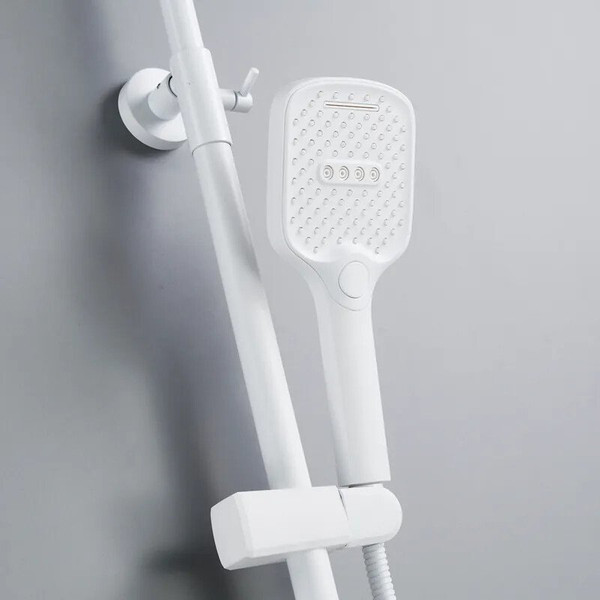 Изображение товара Душевая система со смесителем Shevanik S4136C (белый)