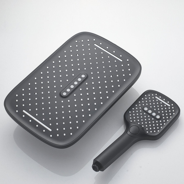 Изображение товара Душевая система со смесителем Shevanik S4136H (черный)