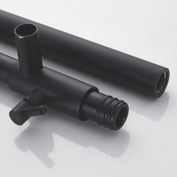 Изображение товара Душевая система со смесителем Shevanik S4136H (черный)