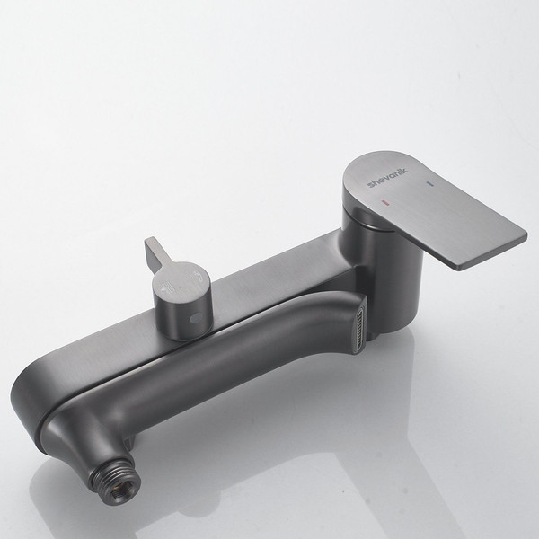 Изображение товара Душевая система со смесителем Shevanik S4136T (оружейная сталь)