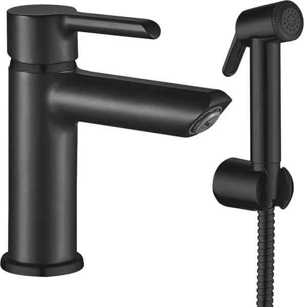 Изображение товара Смеситель Shevanik S6071H (черный/хром)