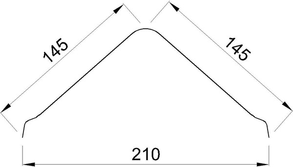 Изображение товара Планка торцевая Onduline Smart (серый)