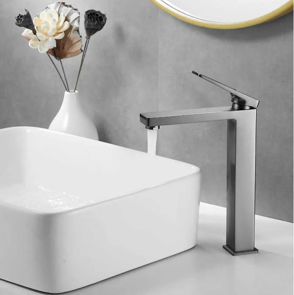 Изображение товара Смеситель Shevanik S6811T (оружейная сталь)