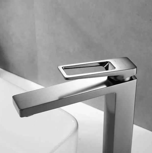 Изображение товара Смеситель Shevanik S6811T (оружейная сталь)