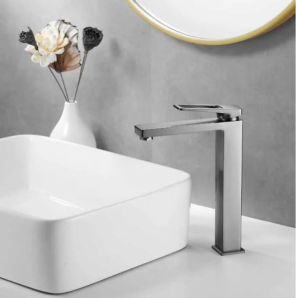 Изображение товара Смеситель Shevanik S6811T (оружейная сталь)