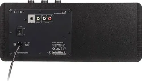 Изображение товара Мультимедиа акустика Edifier D12 (черный/черный)