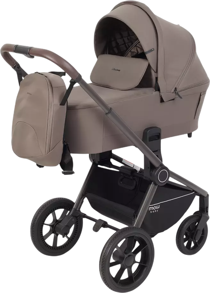 Изображение товара Детская универсальная коляска MOWbaby Zoom PU 3в1 / RA087 (Mocca)