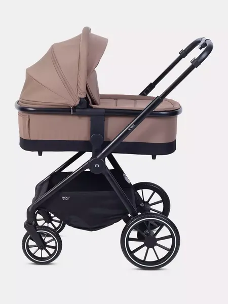 Изображение товара Детская универсальная коляска MOWbaby Amber 3 в 1 / MB068 (кофе)