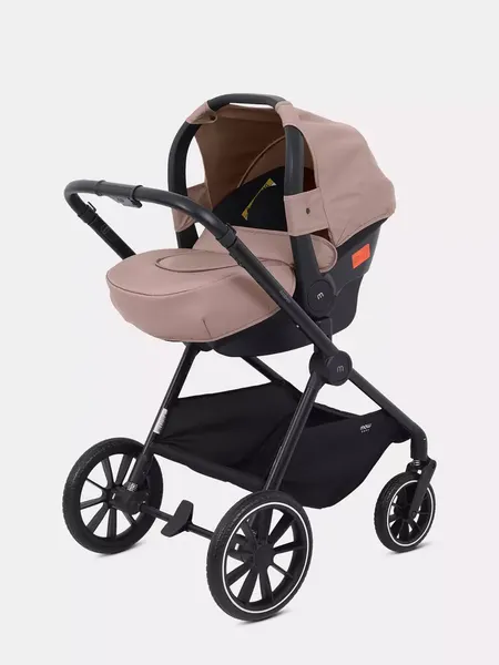 Изображение товара Детская универсальная коляска MOWbaby Amber 3 в 1 / MB068 (кофе)