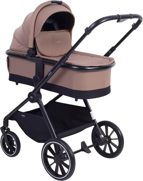 Изображение товара Детская универсальная коляска MOWbaby Amber 3 в 1 / MB068 (кофе)