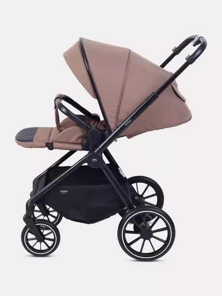 Изображение товара Детская универсальная коляска MOWbaby Amber 3 в 1 / MB068 (кофе)