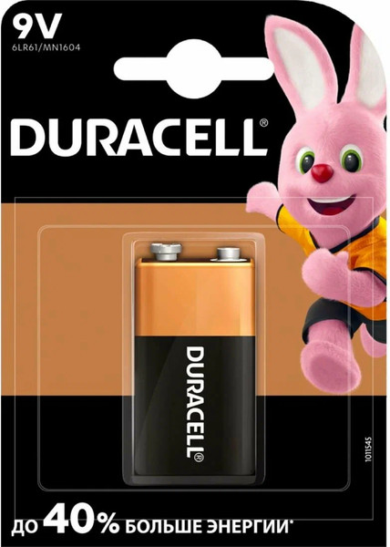 Изображение товара Батарейка Duracell 6LR61/MN 1604
