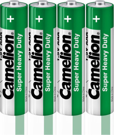 Изображение товара Комплект батареек Camelion R03P-SP4 Green / 1659 (60шт)