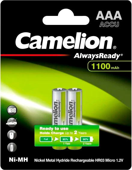 Изображение товара Аккумулятор Camelion NH-AAA1100BP2 Always Ready / 15037