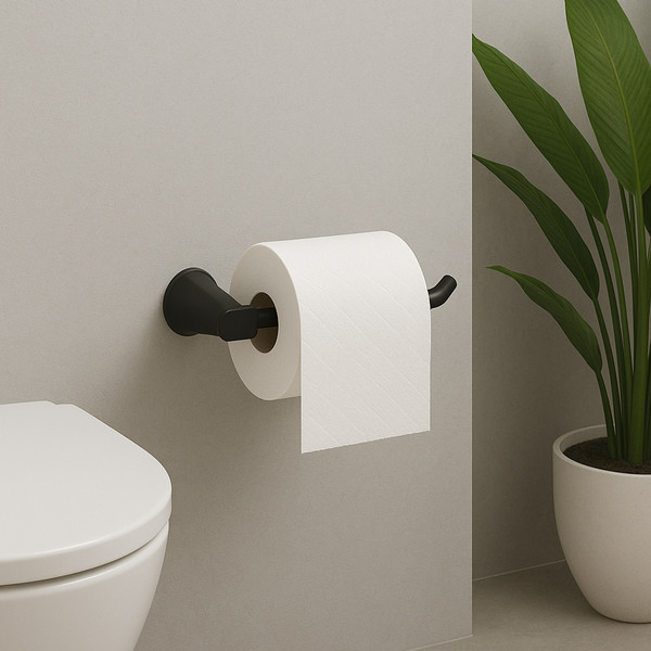 Изображение товара Набор аксессуаров для ванной и туалета Lauter 21TS3502 + 21TS3500 (Matt Black, 2 предмета)