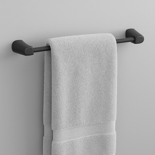 Изображение товара Набор аксессуаров для ванной Lauter 21TS3504 + 21TS3506 (Matt Black, 2 предмета)