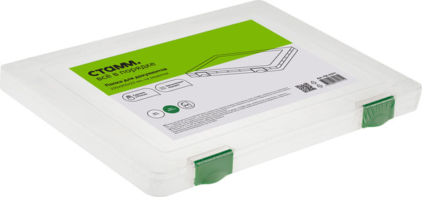 Изображение товара Папка для бумаг Стамм А4 / ПД-31571 (прозрачный)