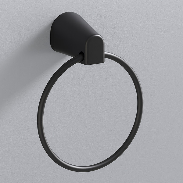 Изображение товара Набор аксессуаров для ванной и туалета Lauter 21TS3502 + 21TS3500 + 21TS3506 + 21T3508 (Matt Black, 4 предмета)