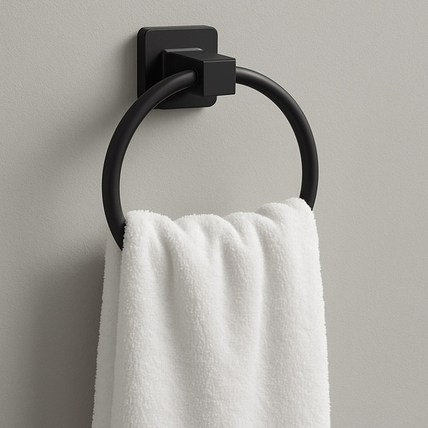 Изображение товара Набор аксессуаров для ванной и туалета Lauter 21TS8308 + 21TS8304 + 21TS8306 + 21TS8302 (Matt Black, 4 предмета)