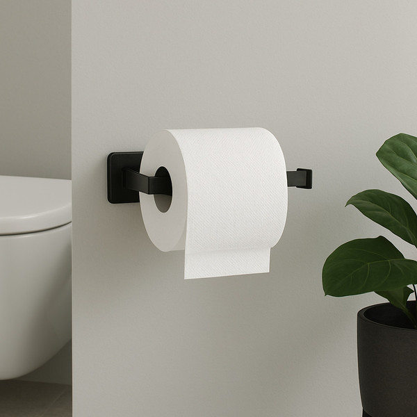 Изображение товара Набор аксессуаров для ванной и туалета Lauter 21TS8308 + 21TS8304 + 21TS8306 + 21TS8302 (Matt Black, 4 предмета)