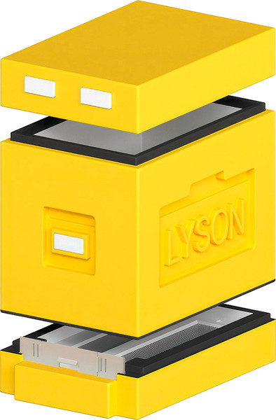 Изображение товара Улей Lyson Дадан На 6 Рамок / WDD01YY (желтый/желтый)