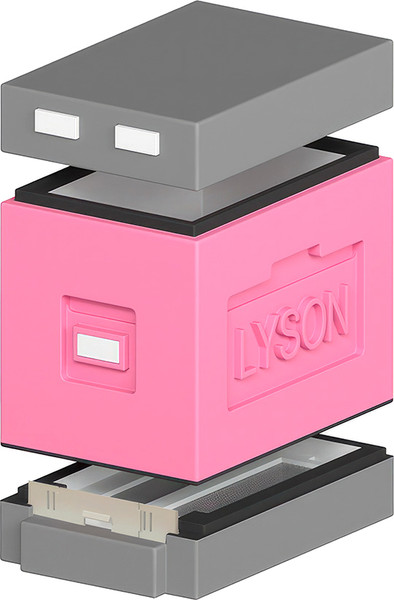 Изображение товара Улей Lyson Дадан На 6 Рамок / WDD12 (розовый/серый)