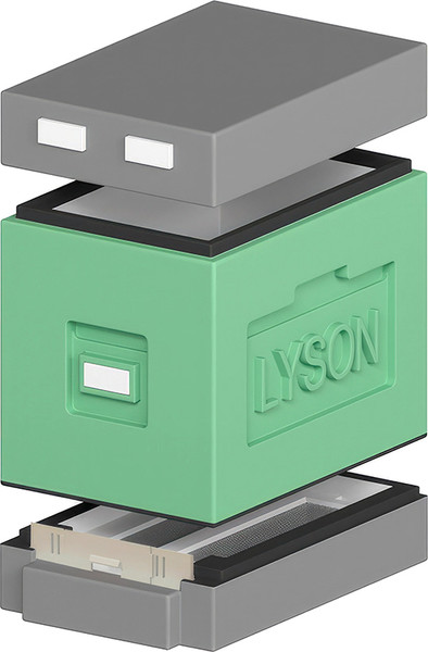 Изображение товара Улей Lyson Дадан На 6 Рамок / WDD16 (зеленый/серый)