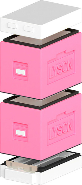 Изображение товара Улей Lyson Дадан На 6 Рамок / WDD100PW (розовый/неокрашенный)