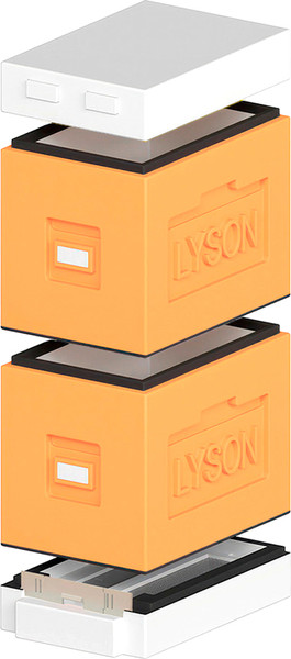 Изображение товара Улей Lyson Дадан На 6 Рамок / WDD100ORW (оранжевый/неокрашенный)