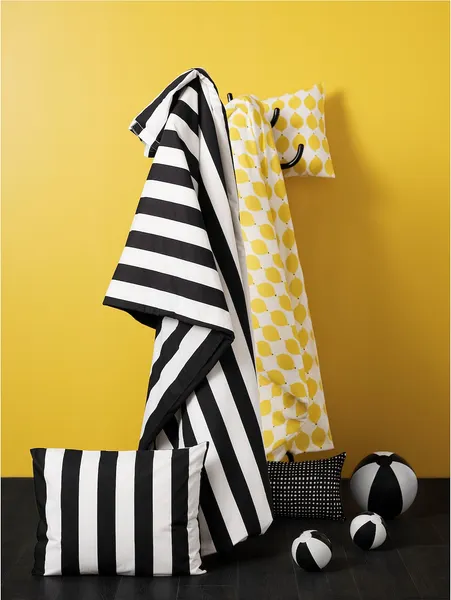 Изображение товара Пододеяльник с наволочками Ikea Слонхестмаль / 205.752.52