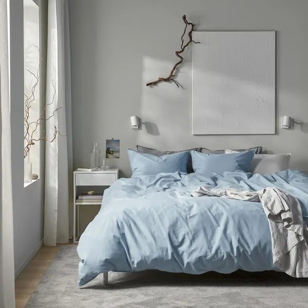 Изображение товара Пододеяльник с наволочками Ikea Энгслилья / 305.851.99