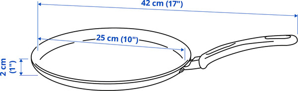 Изображение товара Блинная сковорода Ikea Хемлагад / 405.808.89