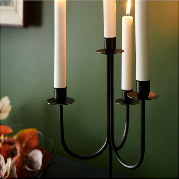 Изображение товара Подсвечник Ikea Хестагилль / 605.757.83 (черный)