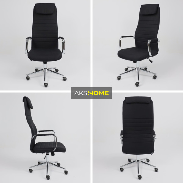 Изображение товара Кресло офисное AksHome Bloom (ткань, черный)