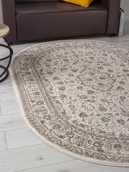 Изображение товара Ковер Merinos Valencia Deluxe F014-OVAL-CREAM (1.5х2.3)