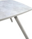 Миниатюра изображения товара Обеденный стол Древпром Тори М176 ДП1-04-08 90x90 (бетон метрополитан/белый матовый)