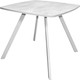 Миниатюра изображения товара Обеденный стол Древпром Тори М176 ДП1-04-08 90x90 (бетон метрополитан/белый матовый)