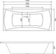 Миниатюра изображения товара Ванна акриловая Lauter Olympia 170x75 / 21100075 (с каркасом и сифоном 21Y32002 белый)