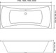 Миниатюра изображения товара Ванна акриловая Lauter Belgravia 200x90 / 21110200 (с ножками и сифоном 21Y32002 белый)