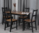Миниатюра изображения товара Обеденный стол Tetchair Соната Люкс раздвижной (антик/черный)
